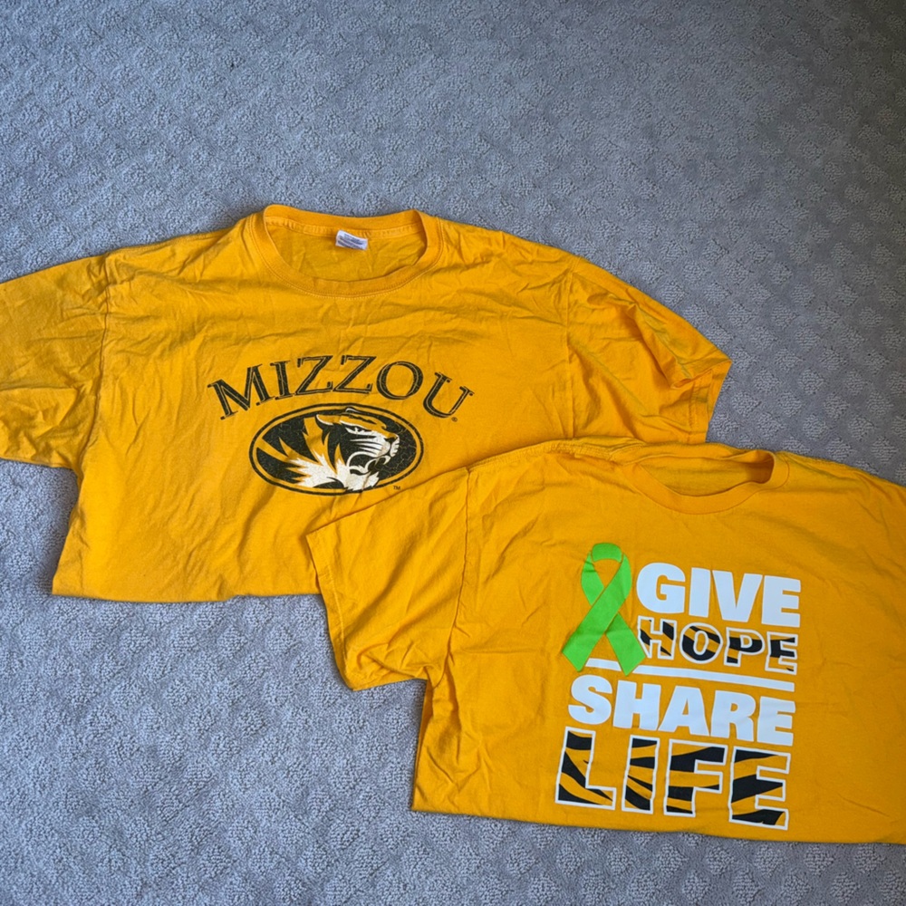 Mizzou Yellow T-Shirts